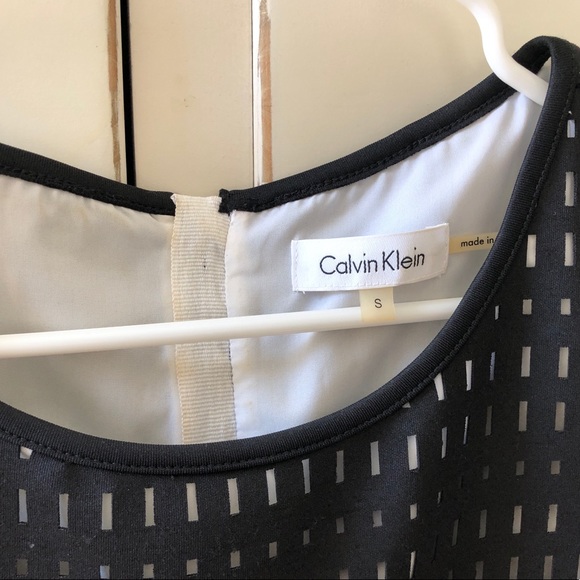 Calvin Klein black and white top - Picture 2 of 3